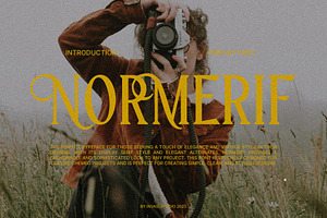 Normerif - Elegant Display Serif