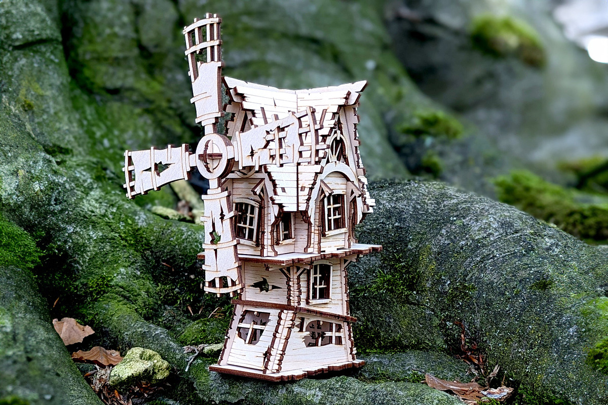 Abandoned Windmill - Laser Cut, an Object Graphic by VectorPainter (Photo 5 of 15)