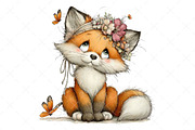 Whimsical Woodland Summer Animals, an Illustration by Craft Nest (Thumbnail 11 of 12)