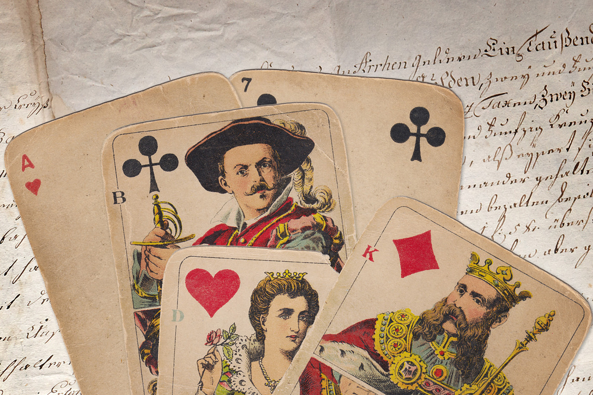 Antique German Whist Playing Cards, an Object Graphic by Betty Nane (Photo 1 of 3)