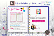 Academic Planner | InDesign Template, a Stationery Template by Planner Templates (Thumbnail 11 of 11)