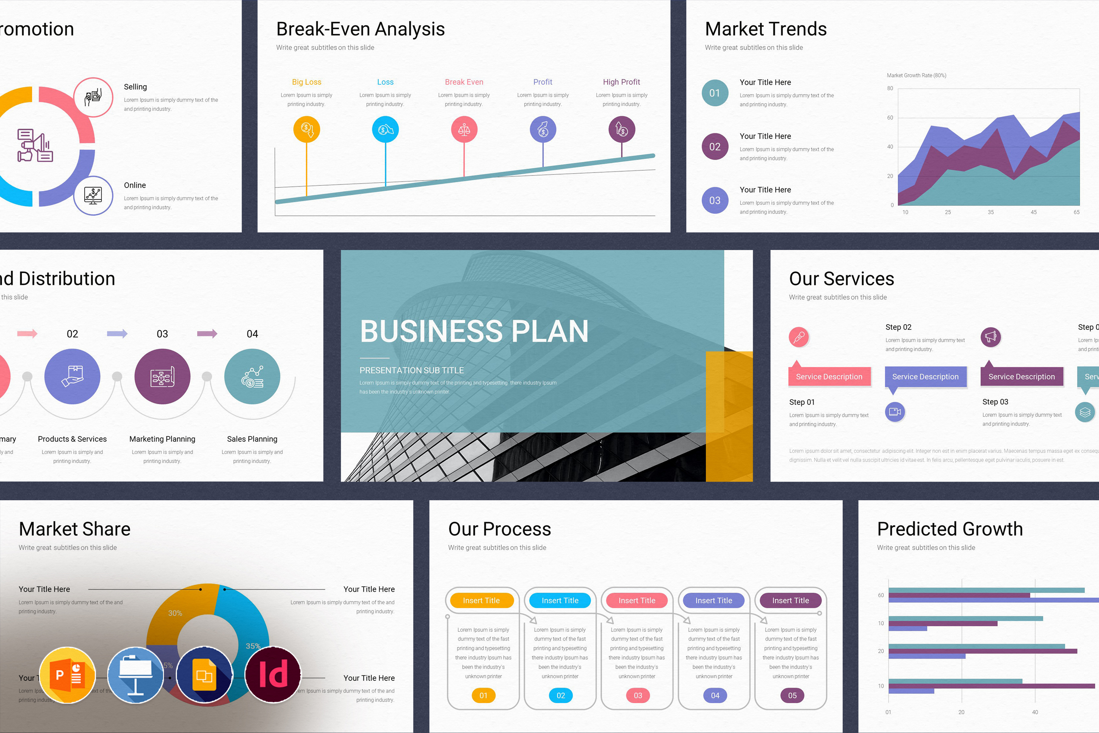 Business Plan Presentation Template, a Presentation Template by ...