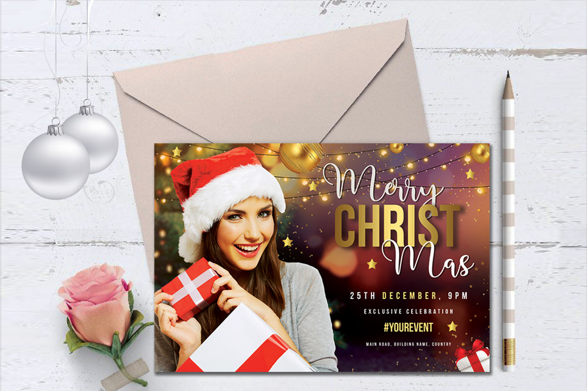 50-Christmas Flyers Bundle, a Flyer Template by AfzaalGraphics (Photo 18 of 49)