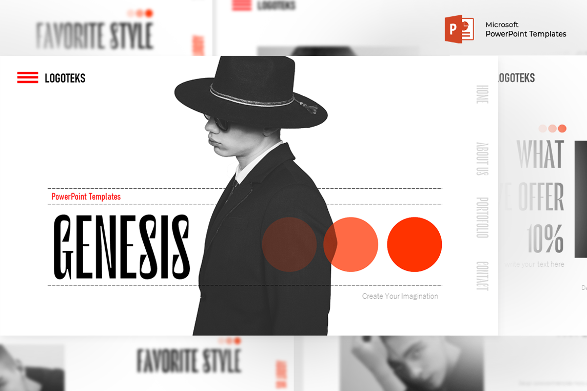 GENESIS Powerpoint Templates, a Presentation Template by Cotbada_studio (Photo 1 of 9)