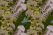Jellyfish&Hydrangea Botanical Garden, a Pattern Graphic by NayaChu (Thumbnail 1 of 9)