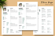 Modern CV Bundle / Resume - Audrey, a Resume Template by Templates Design Co. (Thumbnail 4 of 17)