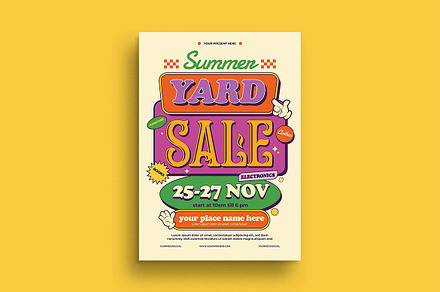 Summer Yard Sale Flyer