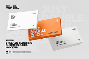 Floating Business Card Mockup, a Product Mockup by Toasin Studio