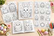 Bold and Easy Easter Coloring Book, a Pattern Graphic by S Graphic Studio (Thumbnail 2 of 3)