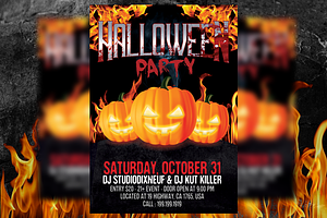 Halloween Nightclub Flyer Template