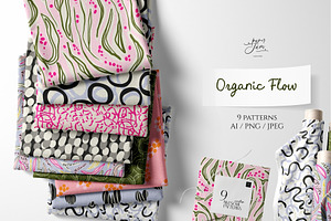 Organic flow. Vibrant patterns, a Pattern Graphic by PaperJamLab
