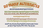Vegan playful font, a Script Font by Anna Zakharchenko (Thumbnail 15 of 19)