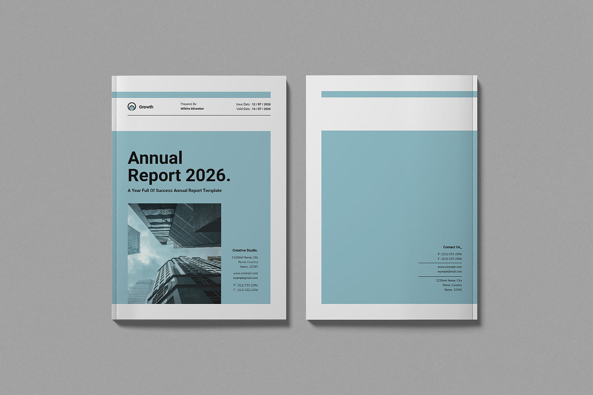 Annual Report Template, a Brochure Template by Work-Envance (Photo 10 of 10)