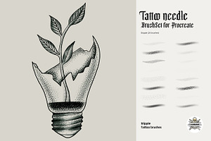 Tattoo Needle BrushSet For Procreate