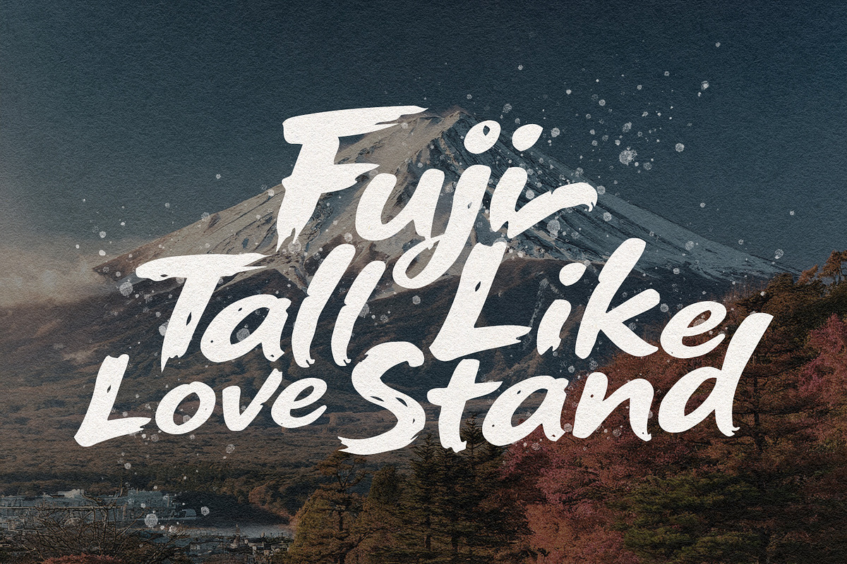 Cleju Bibsha Japanese Style Brush, a Handwritten Font by Maulana Creative (Photo 2 of 8)