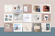 Instagram Templates Nude, a Social Media Template by Ink Gallery (Thumbnail 2 of 6)