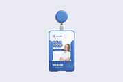 Id Card Holder Mockup, a Product Mockup by Riel Concept (Thumbnail 2 of 5)