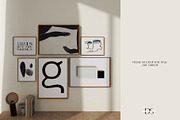 Frame mockup for printable art, a Print Template by DSTUDIO888 (Thumbnail 4 of 4)