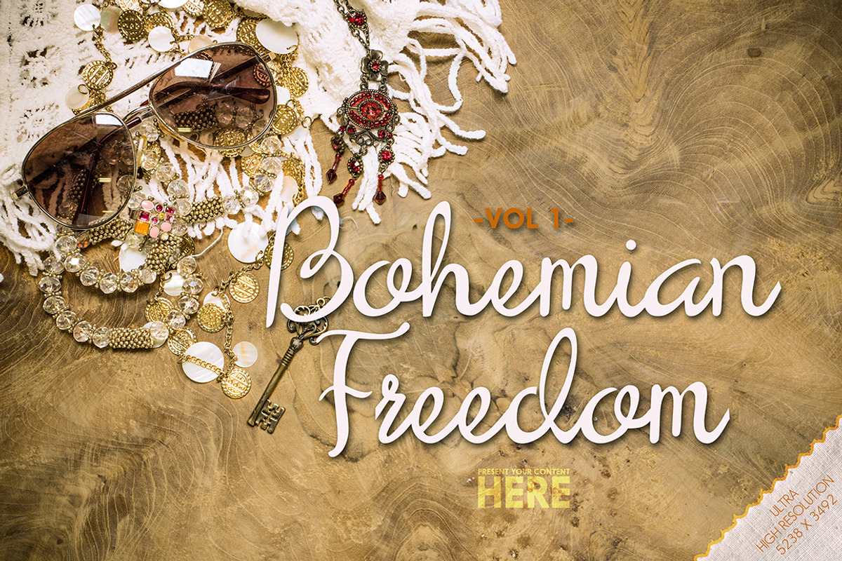 Bohemian Freedom Header/Hero -vol 1-, a Product Mockup by Mister T (Photo 3 of 3)