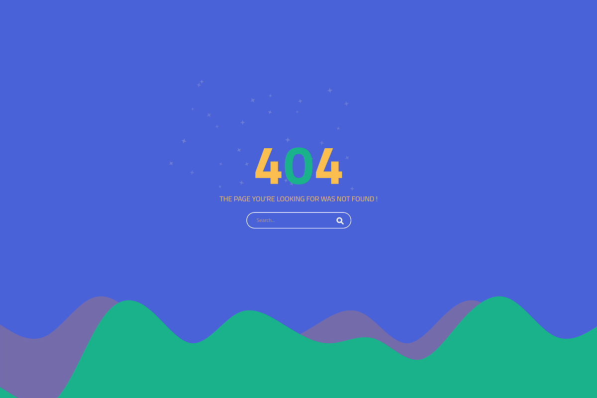 Material Design 404 Page [HTML], a HTML Template by Saif71 - Shop (Photo 2 of 8)