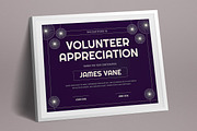 Purple Art Deco Design Certificate, a Print Template by graphicook (Thumbnail 2 of 3)