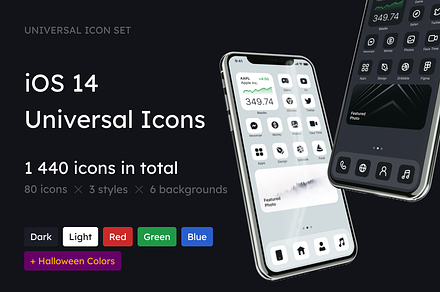 iOS 14 Universal Icons