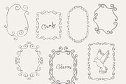Hand-drawn Curly Frames Quirky Lines, a Decorative Illustration by SunnyAfternoons (Thumbnail 8 of 23)