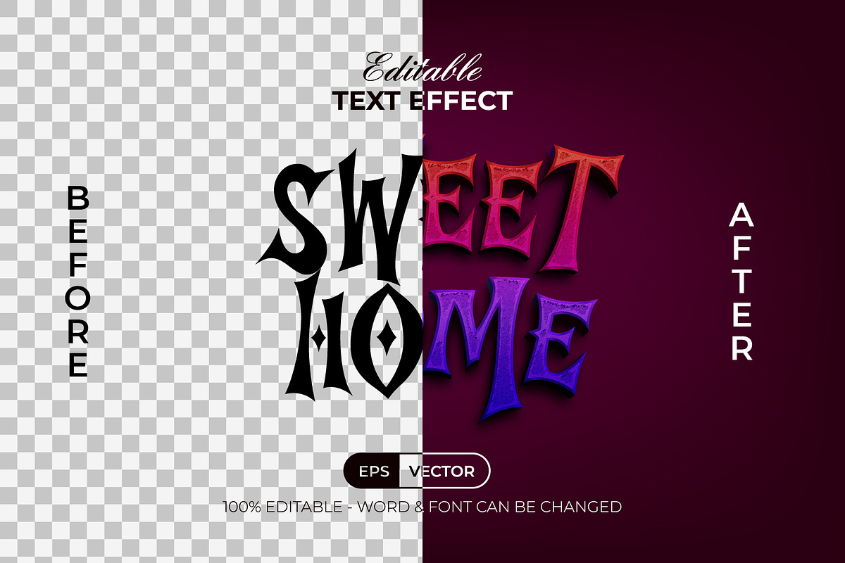 Halloween Text Effect Textured Style, a Layer Style Add-On by Mockmenot (Photo 2 of 2)
