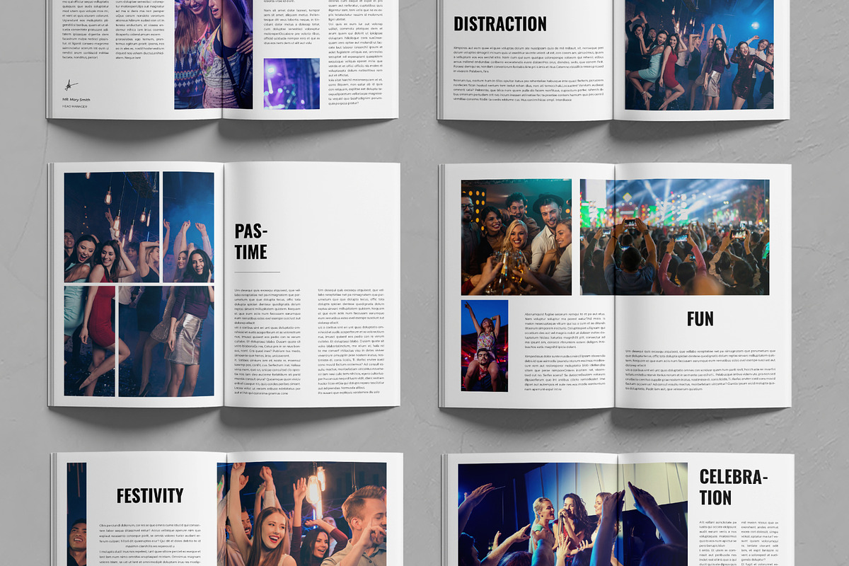 Entertainment Magazine Template