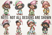 Black History Month Gnome Clipart, a Person Illustration by RobertsArt (Thumbnail 3 of 6)