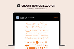 Showit Icon Kit - Essentials Pack