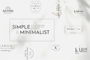Simple & Minimalist  Logo EPS AI PSD, a Branding & Logo Template by Katya_lu