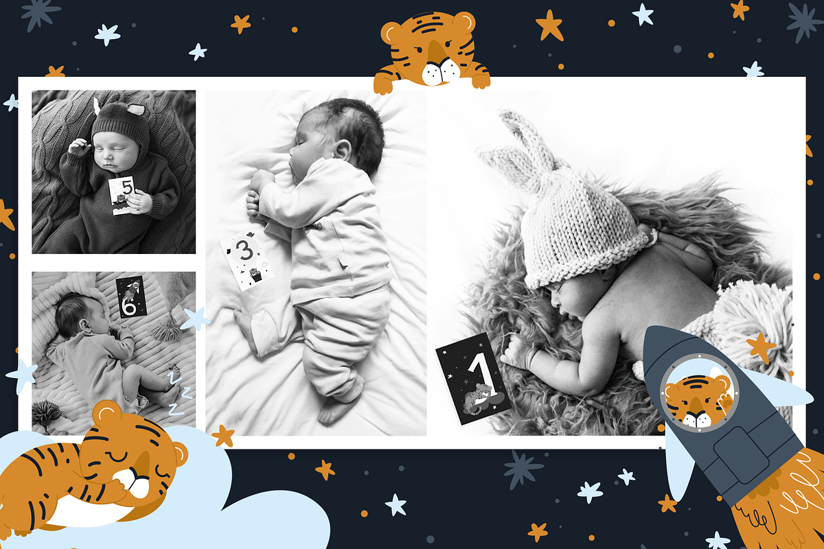 Baby tiger. Nursery print, an Animal Illustration by Re_Margarita_Art (Photo 2 of 9)