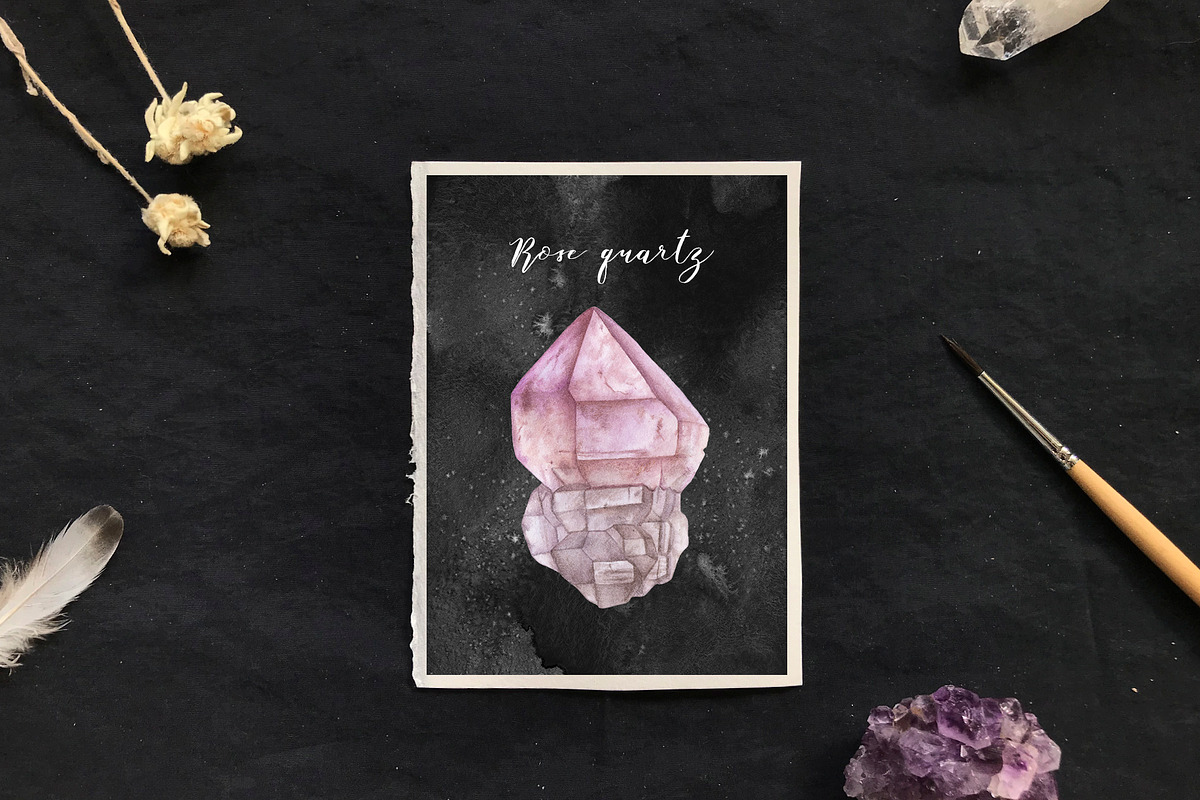 Crystalline. Crystals & Gemstones, an Illustration by Katya Zlobina (Photo 8 of 17)