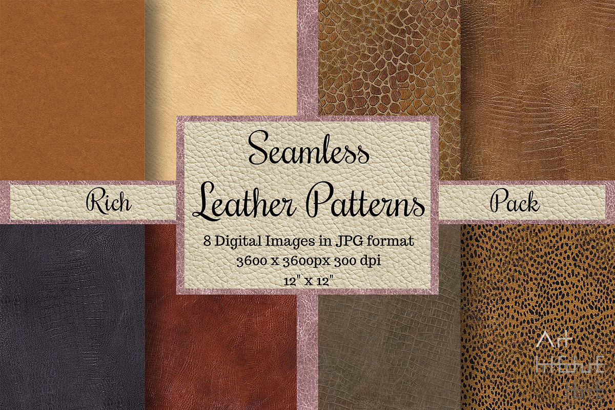 Seamless Leather Textures skin Pattern