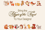 Whimsical Forest Friend - Vector Set, an Animal Illustration by Invisual Studio (Thumbnail 9 of 9)