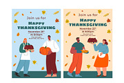 Thanksgiving day vector set, an Illustration by svetlatek (Thumbnail 5 of 6)