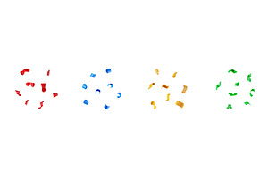 Group of 3d rendering colorful, an Object Illustration by Abscent