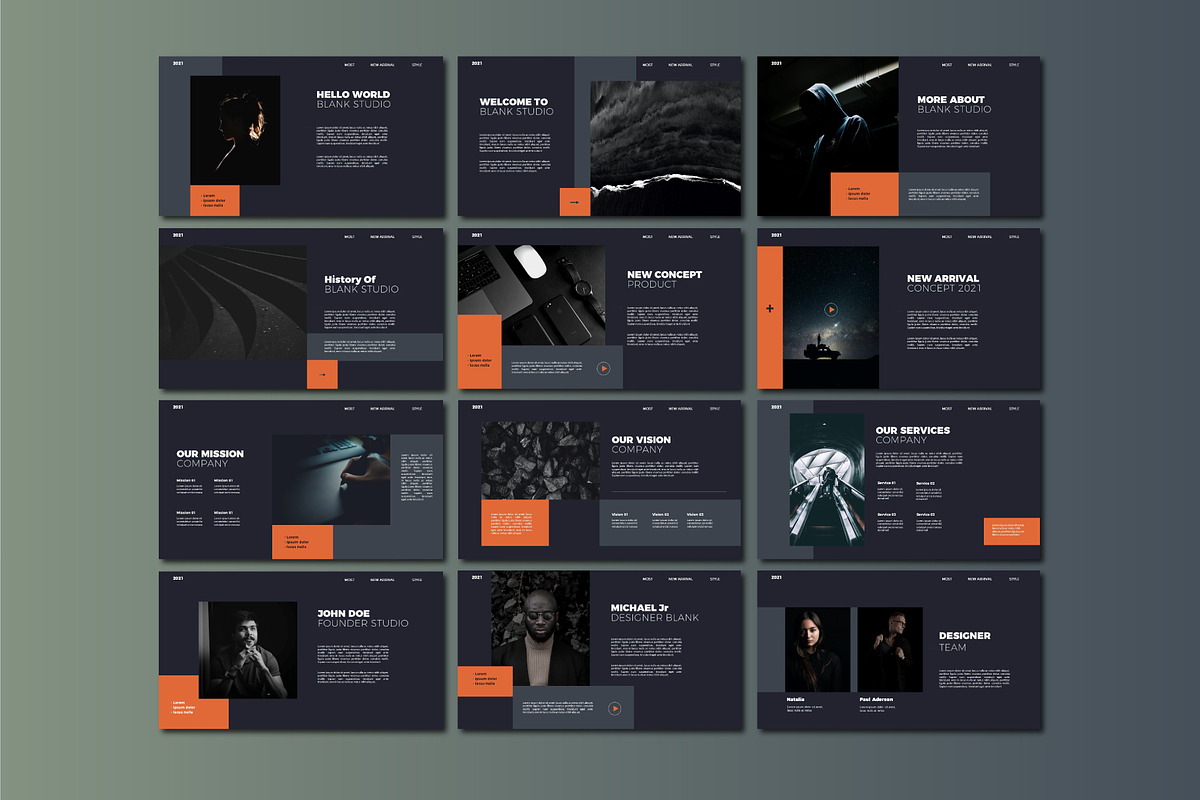 Blank Bundle Presentation, a Presentation Template by GridlineType (Photo 9 of 11)