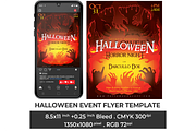 Halloween Event Flyer Template, a Flyer Template by regalDRAW (Thumbnail 1 of 3)