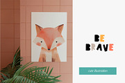Cute Animals Portraits, a Decorative Illustration by MilaCreator (Thumbnail 3 of 7)