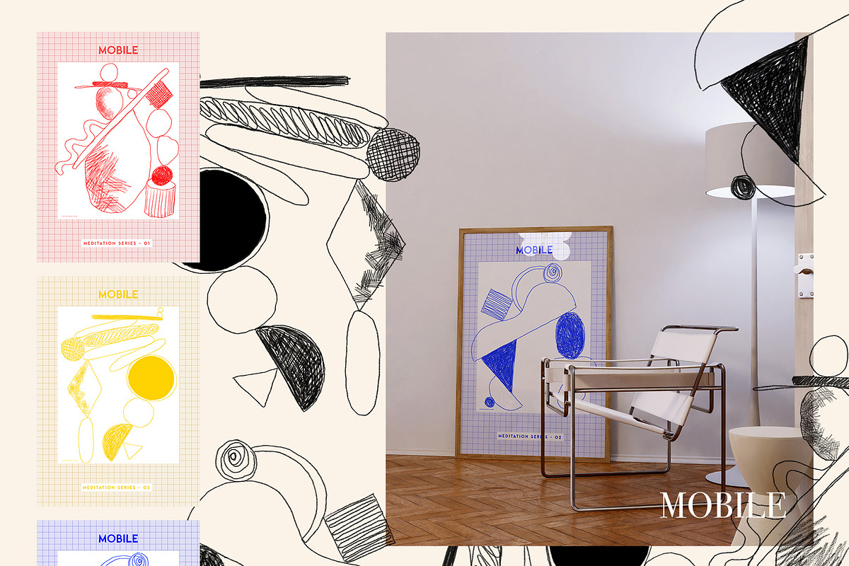 The Modern Gallery | Abstract Ink, an Illustration by ana & yvy (Photo 3 of 31)