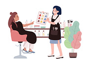 Beauty and spa characters bundle, a Person Illustration by IMG visuals characters (Thumbnail 13 of 21)