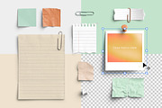 Saffron Card & Photo Notes Editable, an Advertising Mockup by Custom Scene (Thumbnail 4 of 10)