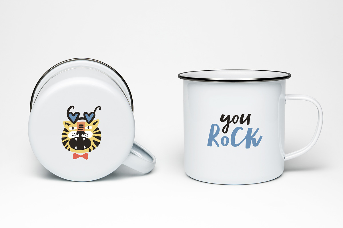 Cute Stickers Pack, an Object Illustration by piyacler (Photo 8 of 11)