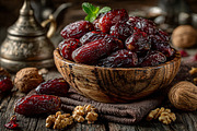 Delicious dates and walnuts on table, a Food & Drink Photo by shahsoft (Thumbnail 2 of 2)