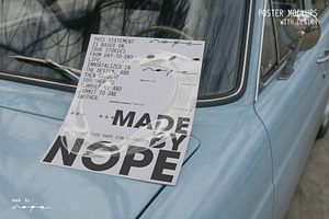 Poster Mockup Set Vol. 01, an Advertising Mockup by made_by_nope