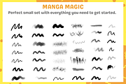 Procreate Manga Brushset, a Brush Add-On by nikiartcorner (Thumbnail 3 of 8)