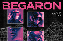 Begaron – Retro Futurism Fonts
