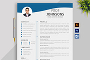 Resume Template and Cover Letter, a Resume Template by designvillage (Thumbnail 1 of 13)